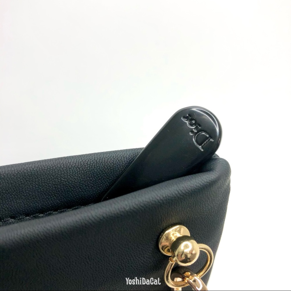 🆕 Dior Beauty Cosmetic Pouch to Crossbody Bag Purse, New Handbag, Black & Blue - Picture 2 of 12